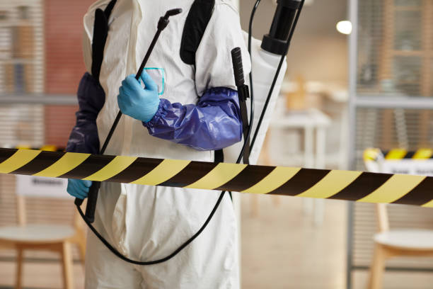 Professional Biohazard technician working in Acton, CA